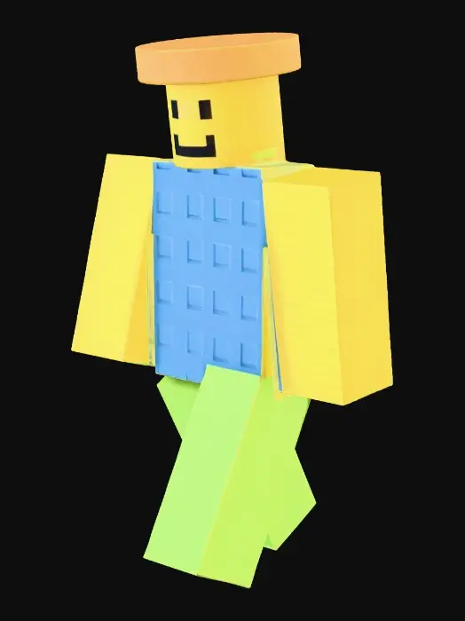 3D model for Blocky Runner