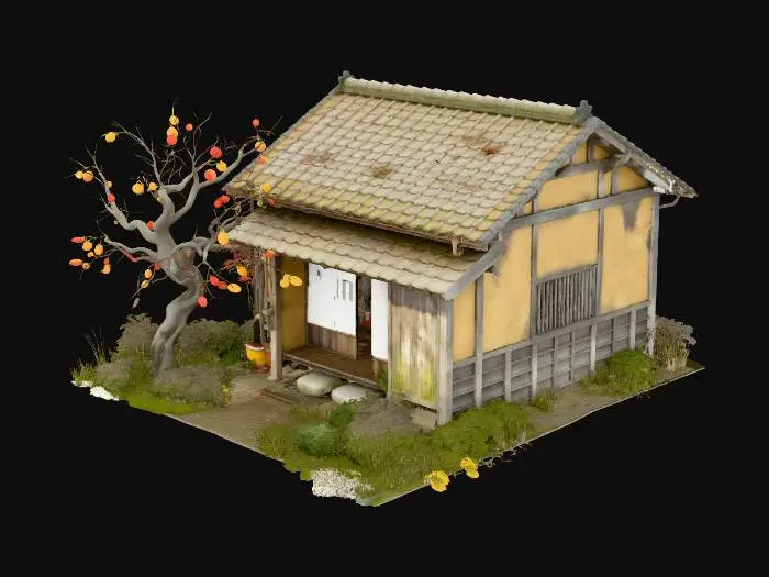 3D model for Autumn Cottage