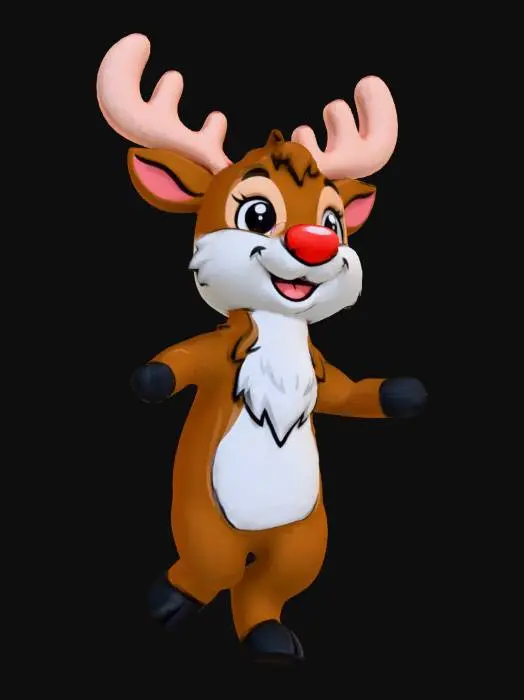 3D model for Reindeer Pop Art, #Christmas2025#