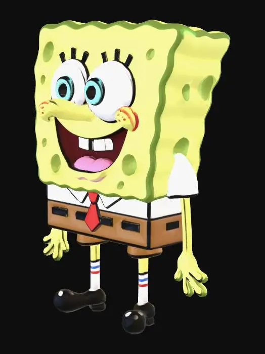 3D model for Bob esponja