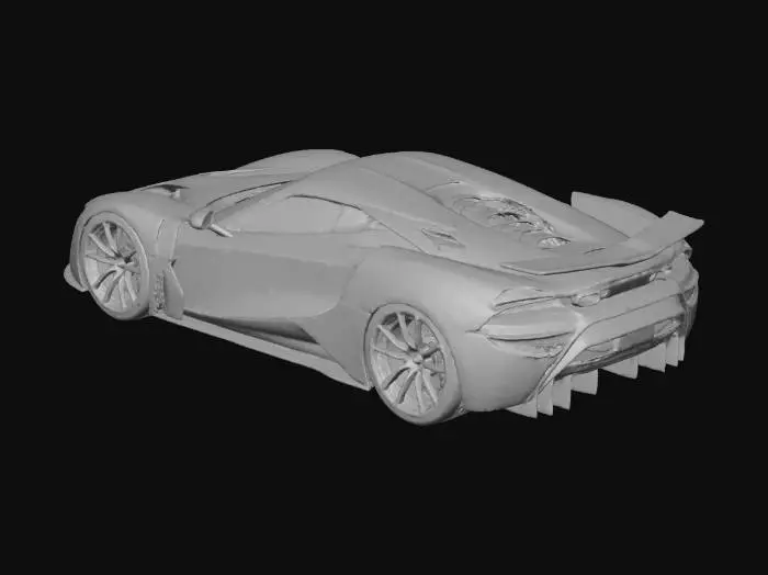 3D model for Bana bir tane araba resmi yap