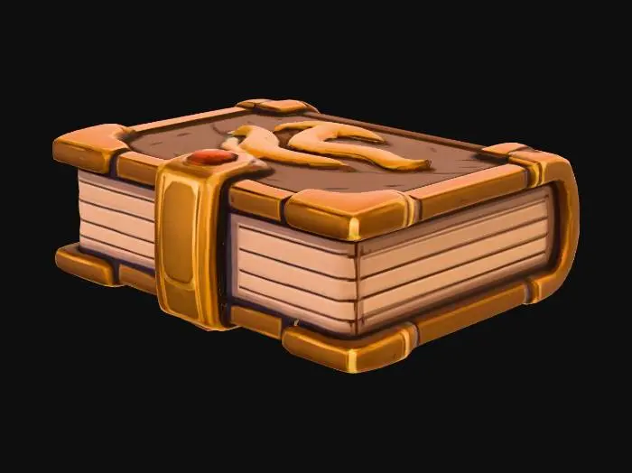 3D model for Flamebound Codex