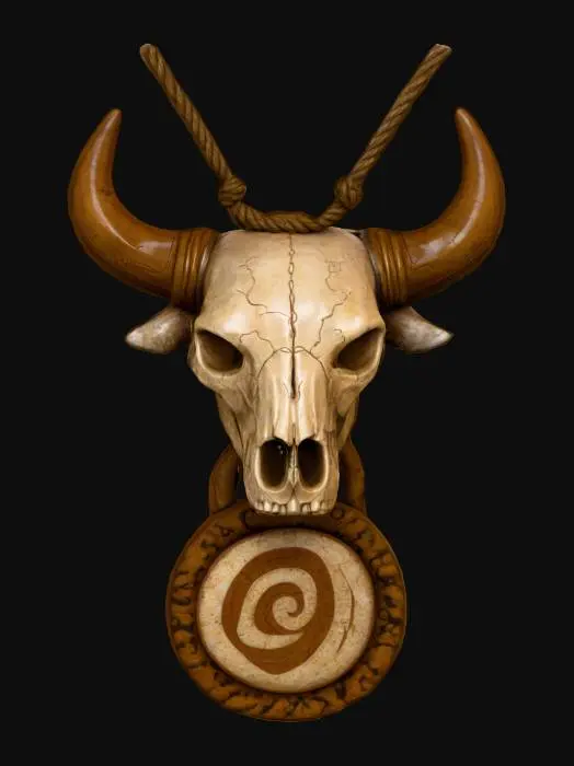 3D model for Bull Skull Emblem