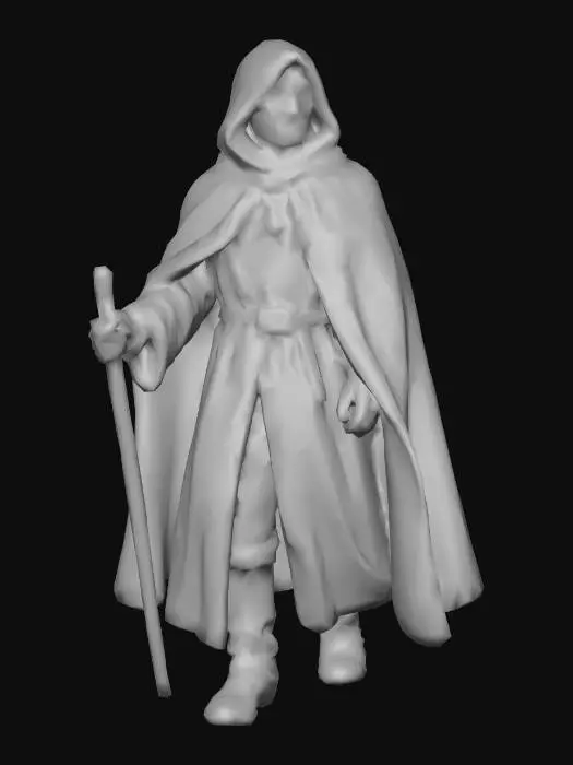 3D model for The Wandering Mage
