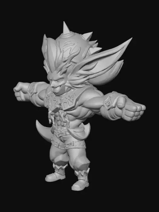 3D model for Chain Warrior