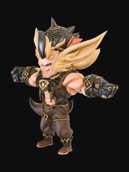 3D model for Chain Warrior