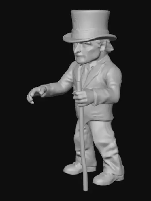 3D model for c'est Trump-zombie sous forme de perso roblox.