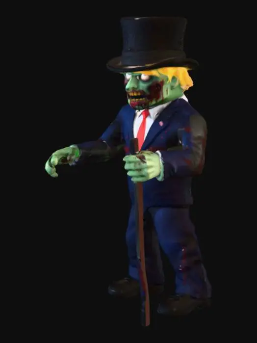 3D model for c'est Trump-zombie sous forme de perso roblox.