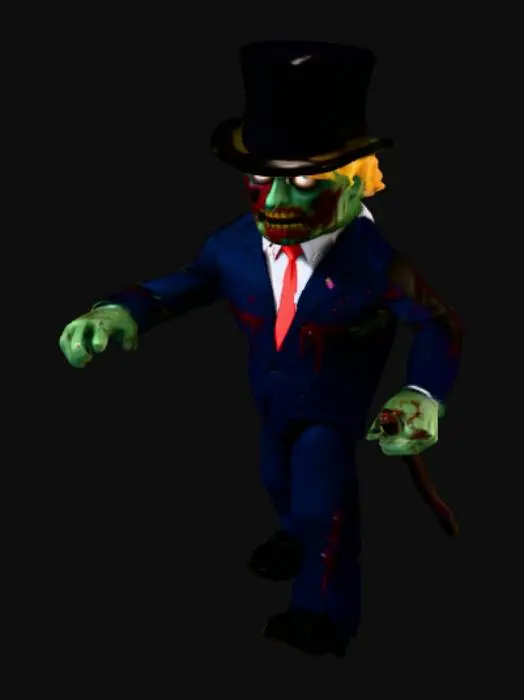 3D model for c'est Trump-zombie sous forme de perso roblox.