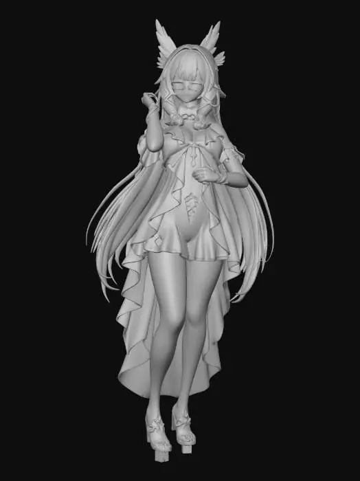 3D model for Dreamy Elegance