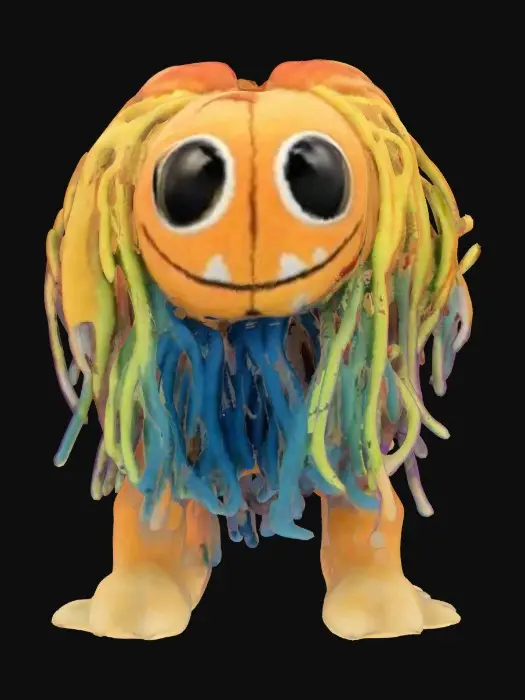 3D model for Rainbow Mane Creature
