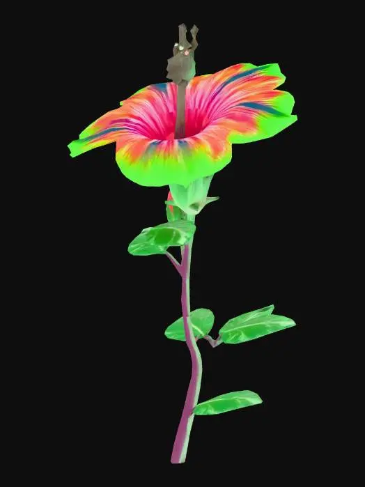 3D model for Luminous Hibiscus