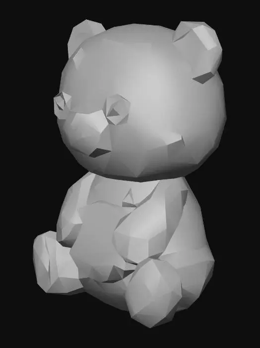 3D model for Patchwork Bear