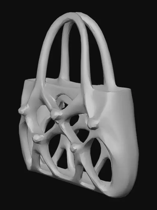 3D model for Futuristic Artisan Handbag