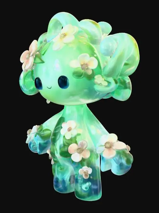 3D model for Aqua Blossom Sprite