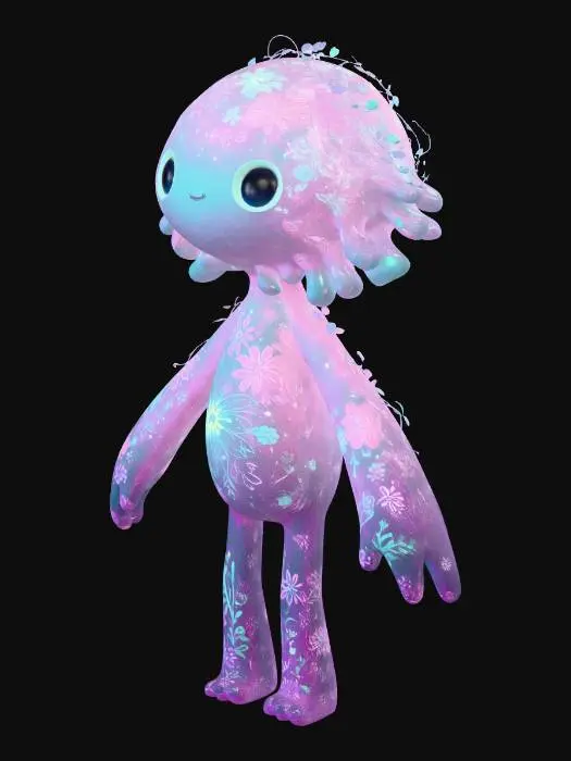 3D model for Floral Jelly