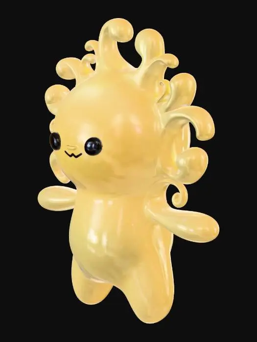 3D model for Glitter Sunling