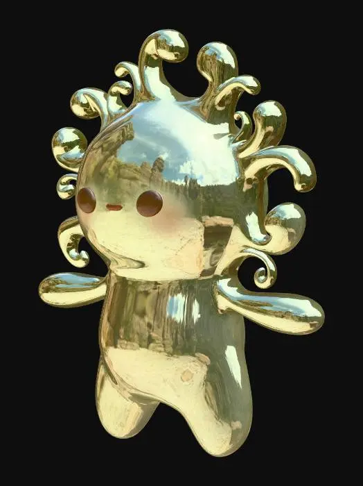 3D model for Glitter Sunling