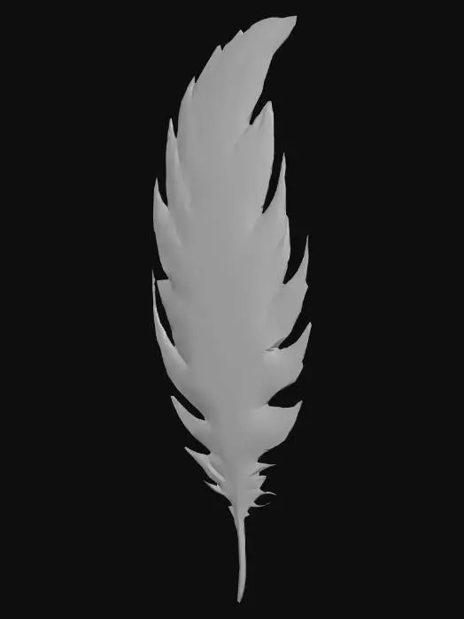 3D model for Phoenix Feather