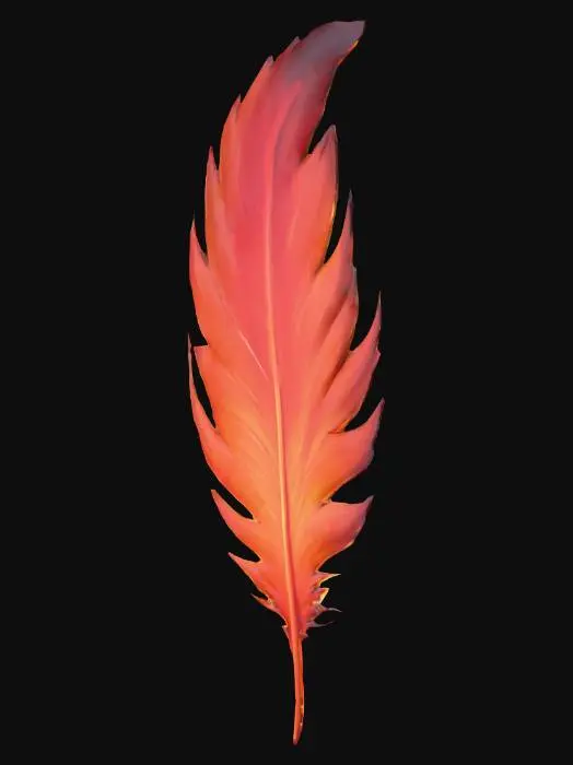 3D model for Phoenix Feather