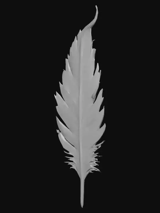 3D model for Elysian Flame Feather