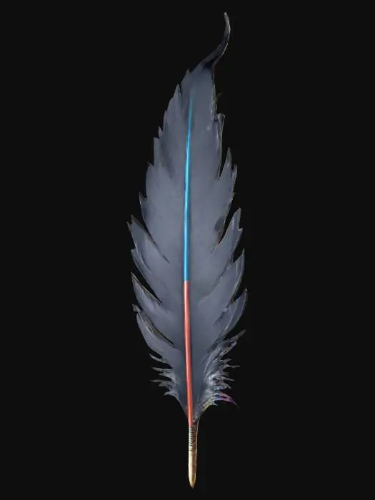 3D model for Elysian Flame Feather