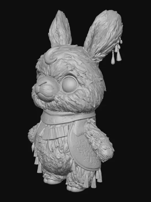 3D model for Moonlit Nebula Bunny