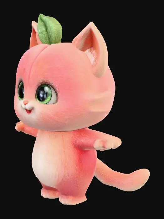 3D model for Peachy Puff