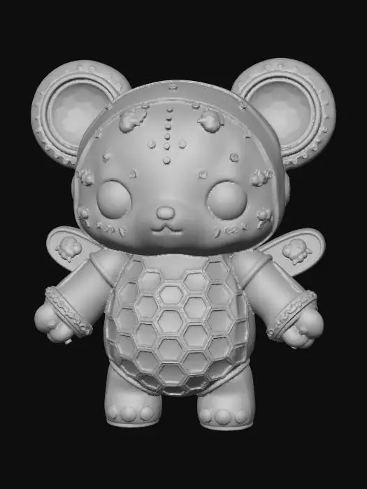 3D model for Honeycomb Panda