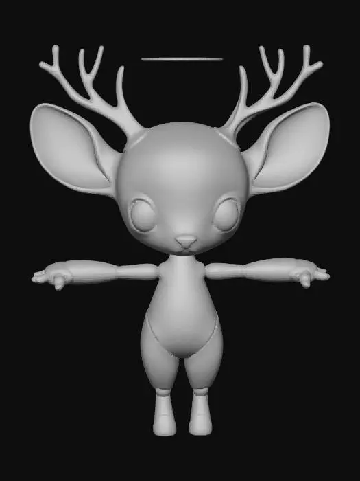 3D model for Golden Halo Deer