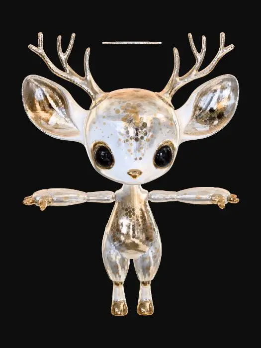 3D model for Golden Halo Deer