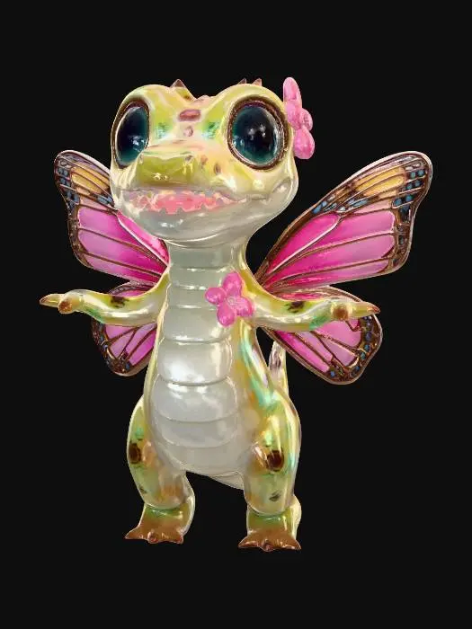 3D model for Blossomwing Dragon