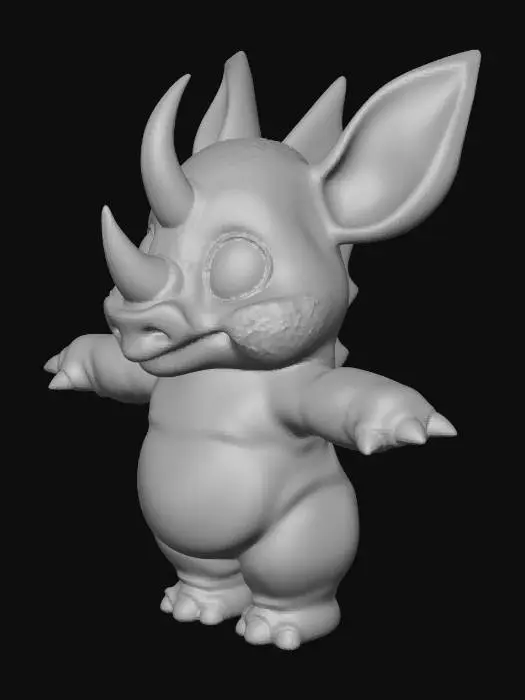 3D model for Cuddlehorn