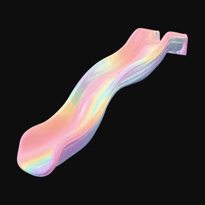 3D model for Pastel Rainbow Slide