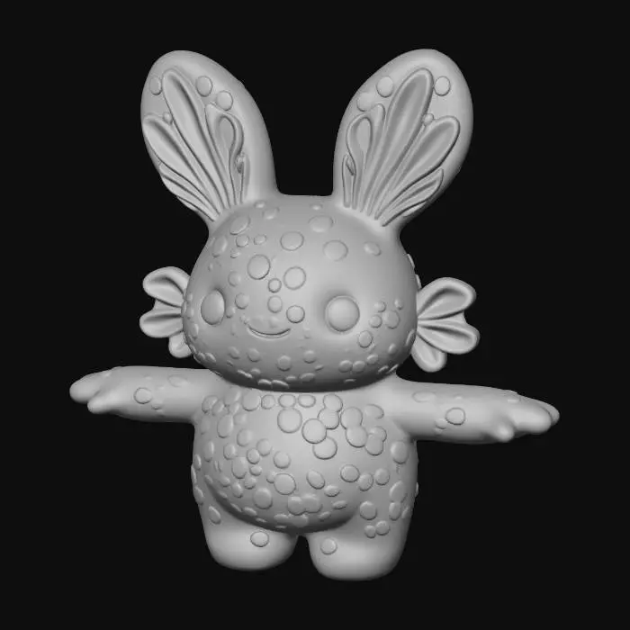 3D model for Bubble Bunny