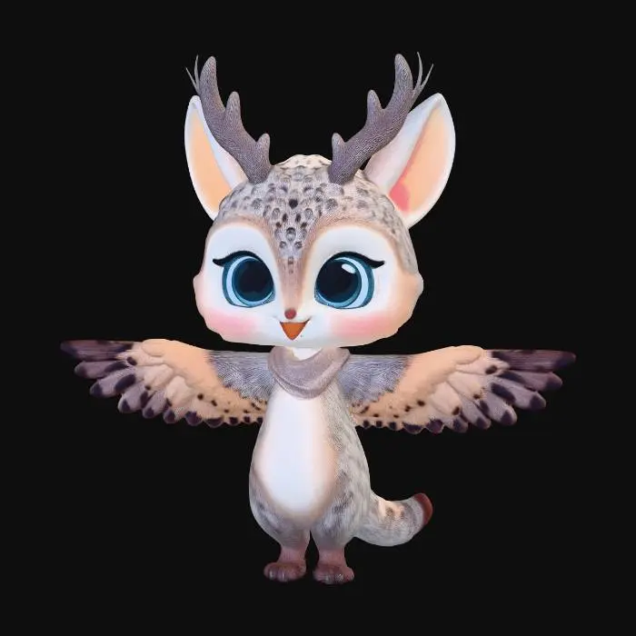 3D model for Moonlit Fawn