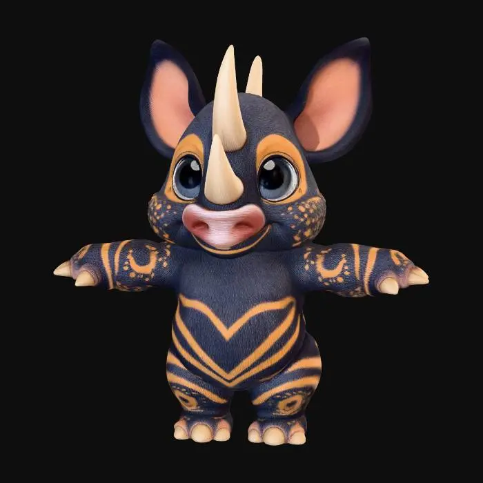 3D model for Cuddlehorn