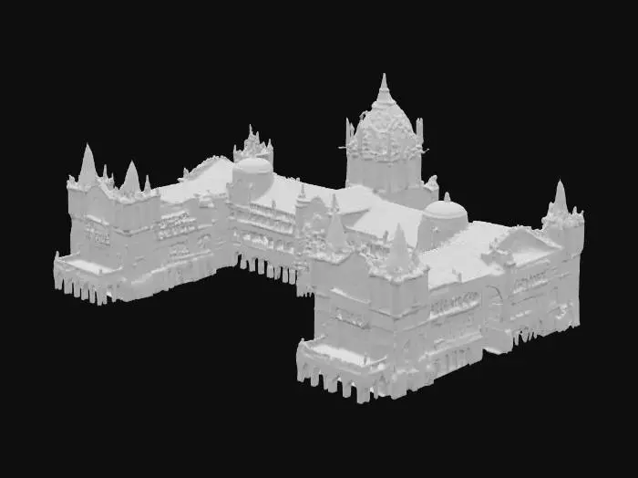 3D model for Chhatrapati Shivaji Terminus