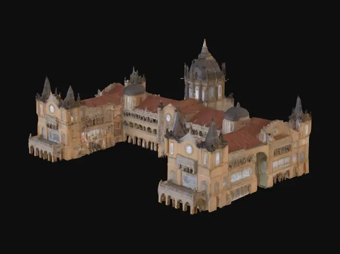 3D model for Chhatrapati Shivaji Terminus
