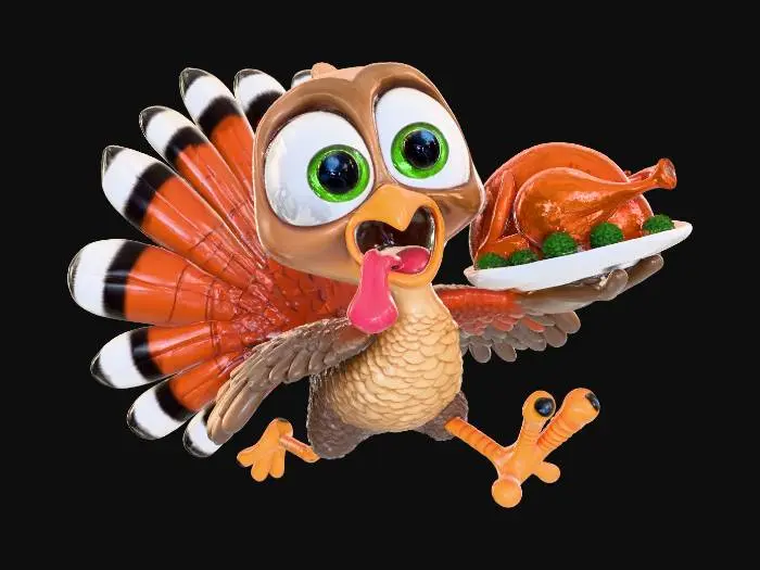 3D model for Turkey Frenzy, #Thanksgiving#