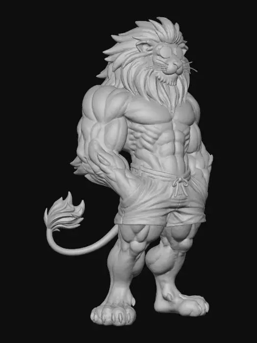 3D model for Beach Lion Buff