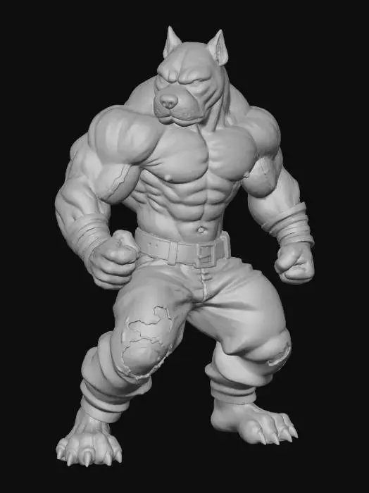 3D model for brawler Canine