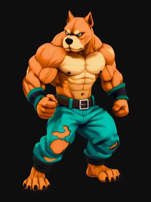 3D model for brawler Canine
