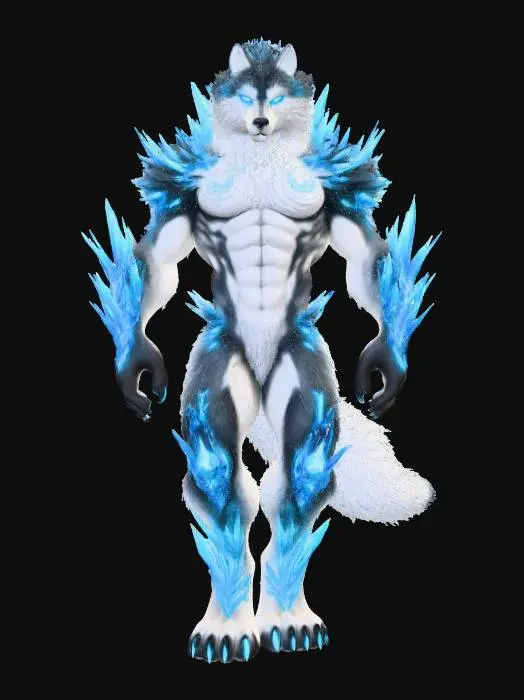 3D model for Frost Guardian Wolf