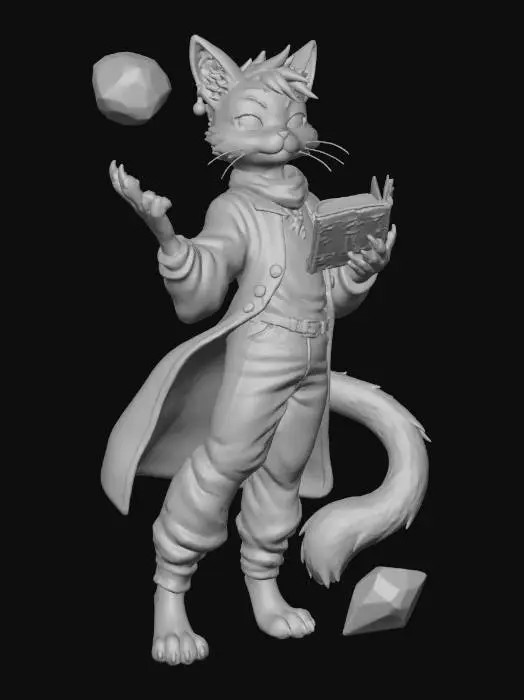 3D model for Arcane Feline Enchanter