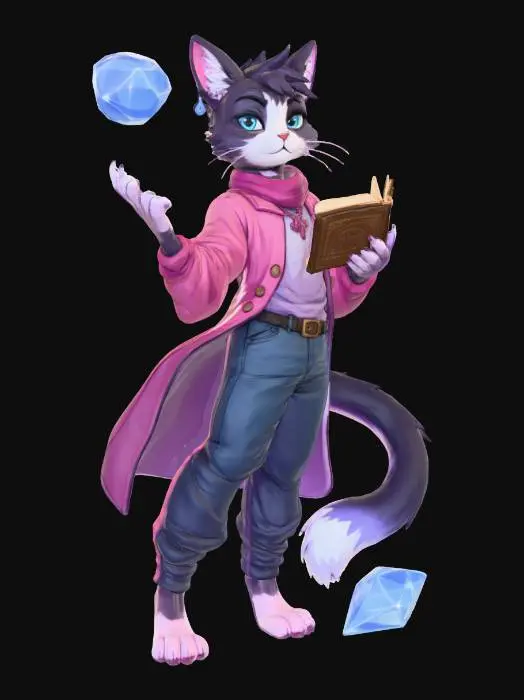 3D model for Arcane Feline Enchanter