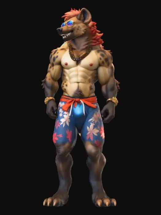3D model for Hyena Beach Vibes