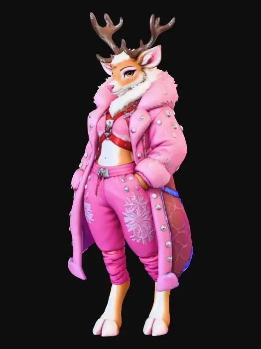 3D model for Vixen the Icy Heart (Ver2), #Christmas2025#