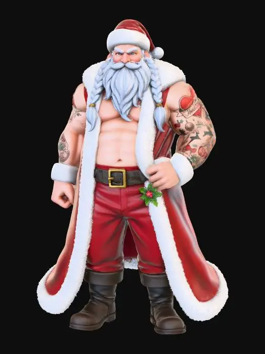 3D model for Saint Nicholas (Santa Claus), #Christmas2025#