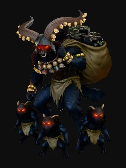 3D model for Krampus the Shadow of Christmas, #Christmas2025#